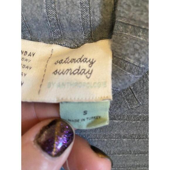 Saturday Sunday Anthropology Sweater Shirt. Sz.S - Picture 4 of 4